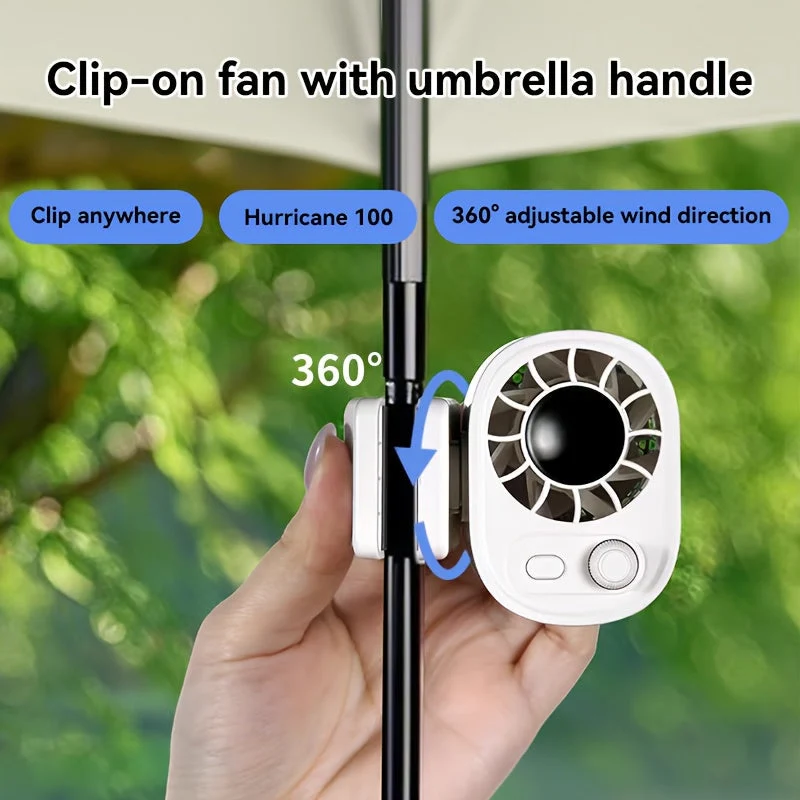 Mini Ventilator AirFlowClip – Effektiv Køling Overalt