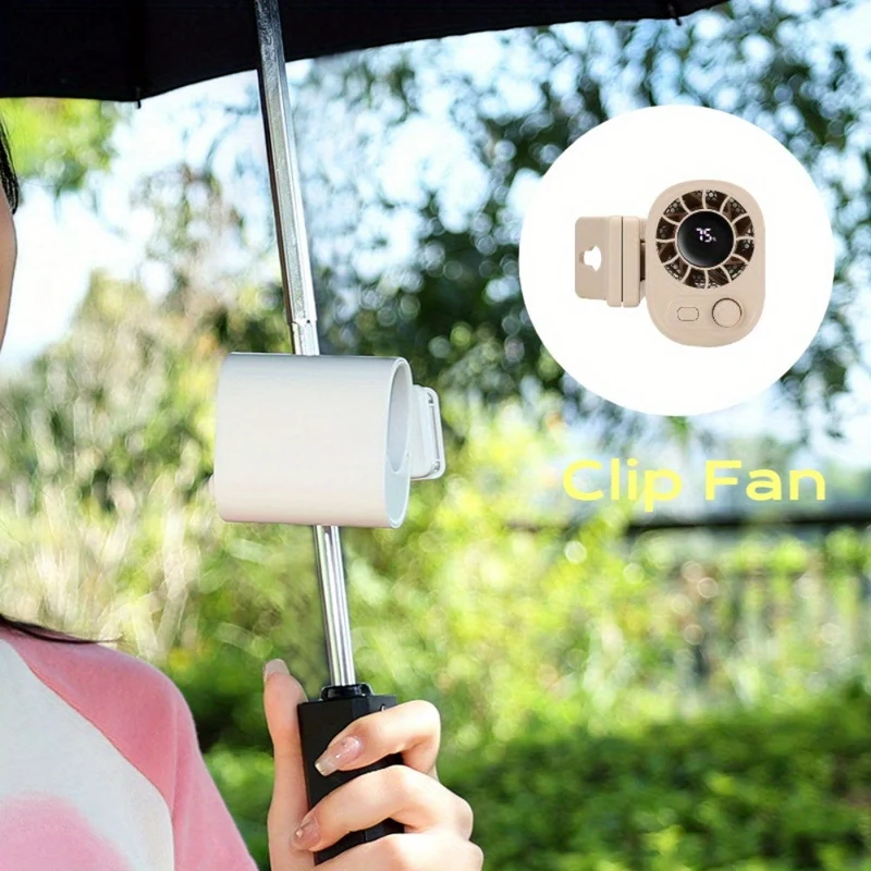 Mini Ventilator AirFlowClip – Effektiv Køling Overalt
