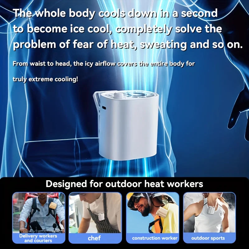 Mini Ventilator AirFlowClip – Effektiv Køling Overalt