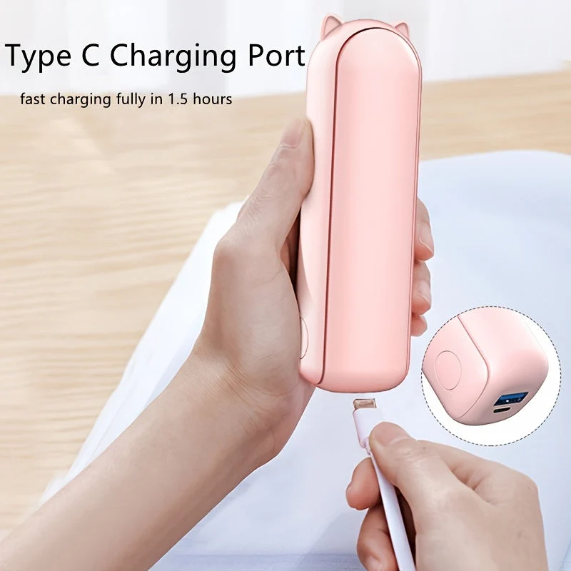 Bærbar blæser med power bank - stille og effektiv til on-the-go