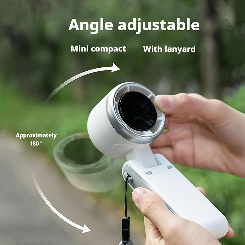 Kompakt USB Ventilator med 5 Hastigheder – 3-i-1 Design