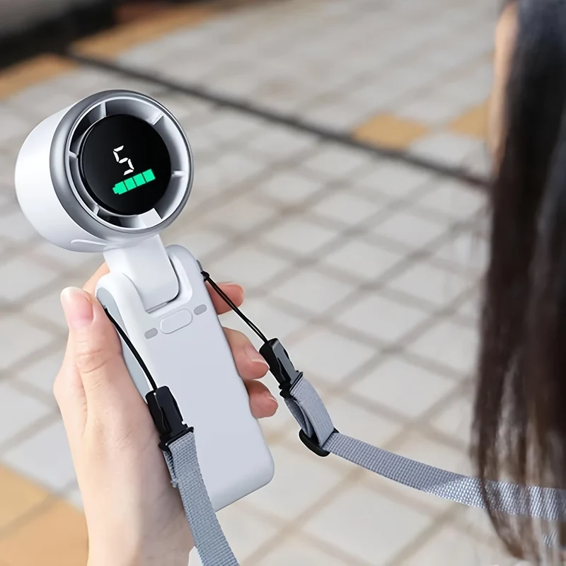 Kompakt USB Ventilator med 5 Hastigheder – 3-i-1 Design