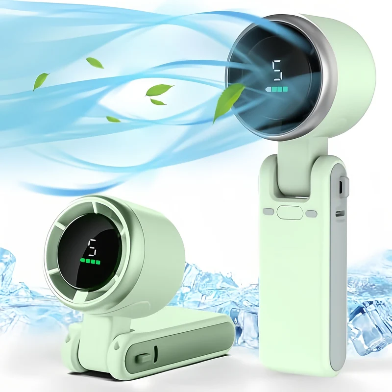 Kompakt USB Ventilator med 5 Hastigheder – 3-i-1 Design