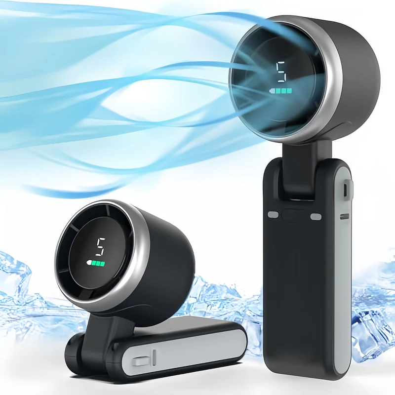 Kompakt USB Ventilator med 5 Hastigheder – 3-i-1 Design