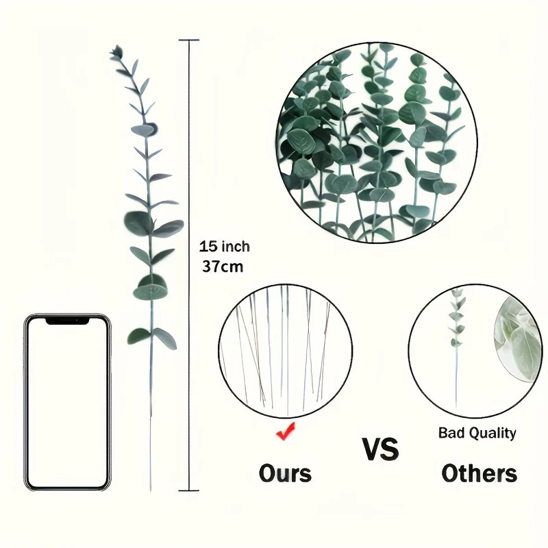 Naturtro Eucalyptus Stængler – Holdbar og Stilfuld Indretning