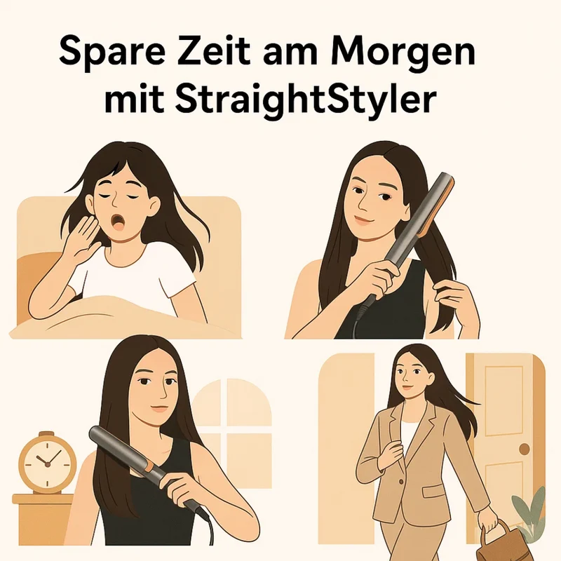 Effortless Hair Dryer & Straightener Combo