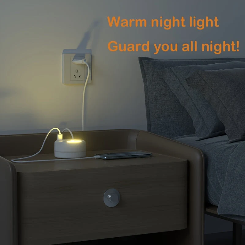 Smart stikdåse med USB-ladning – 3 USB-A og 3 USB-C porte