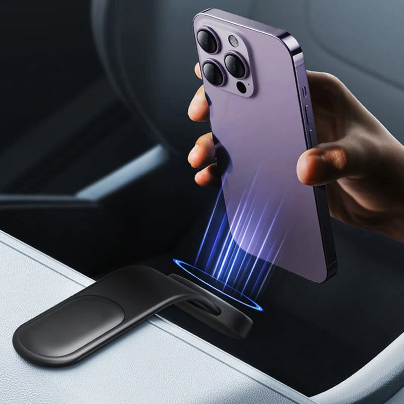 Magnetisk Telefonholder med Trådløs Oplader til Bilen