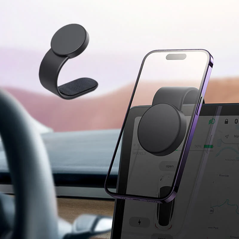 Magnetisk Telefonholder med Trådløs Oplader til Bilen