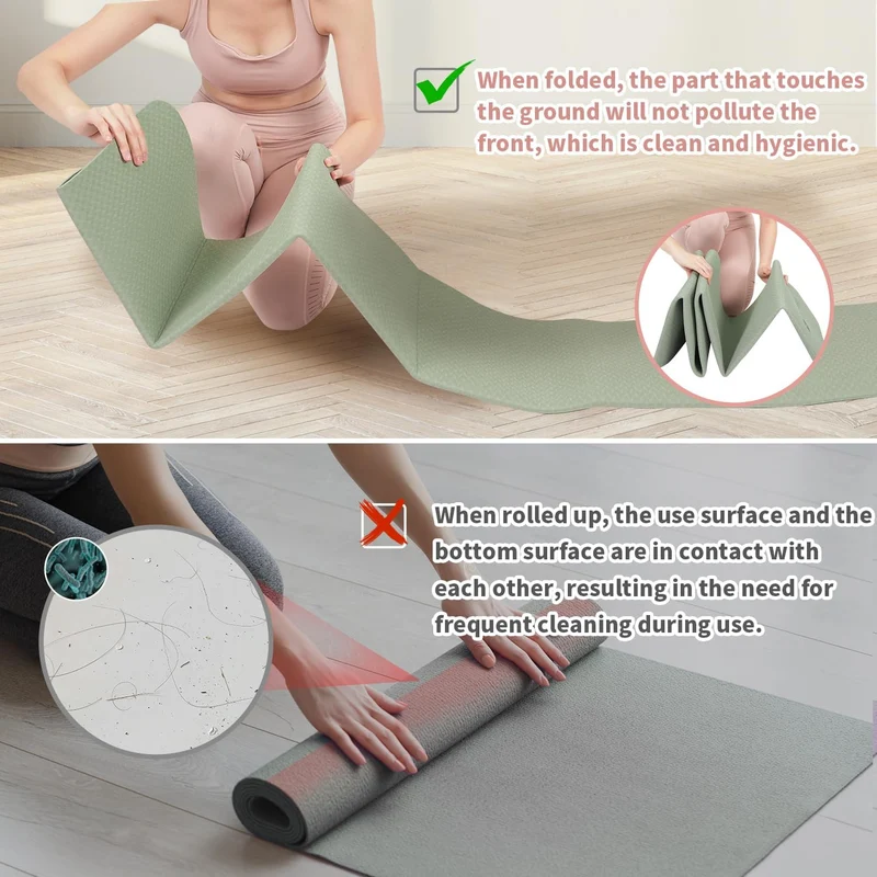 Komfortabel og Bærbar Yoga-Måtte - YogaEase