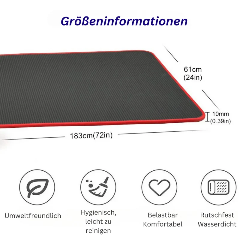 Super Komfortabel Yoga Måtte - EcoGrip