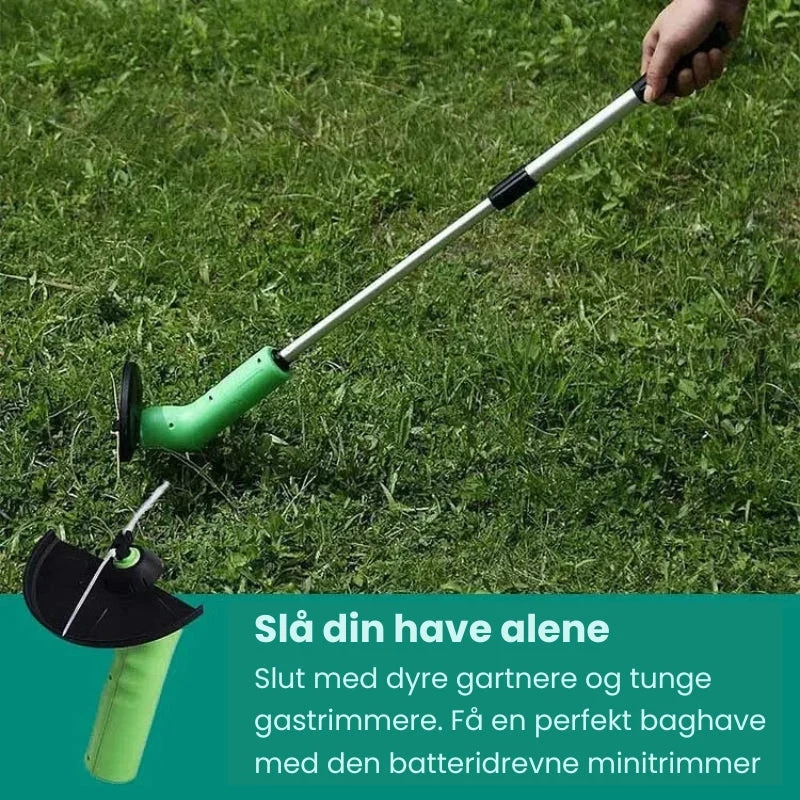 GræsplejeCompagnon - Trådløs mini plæneklipper til dit havebehov