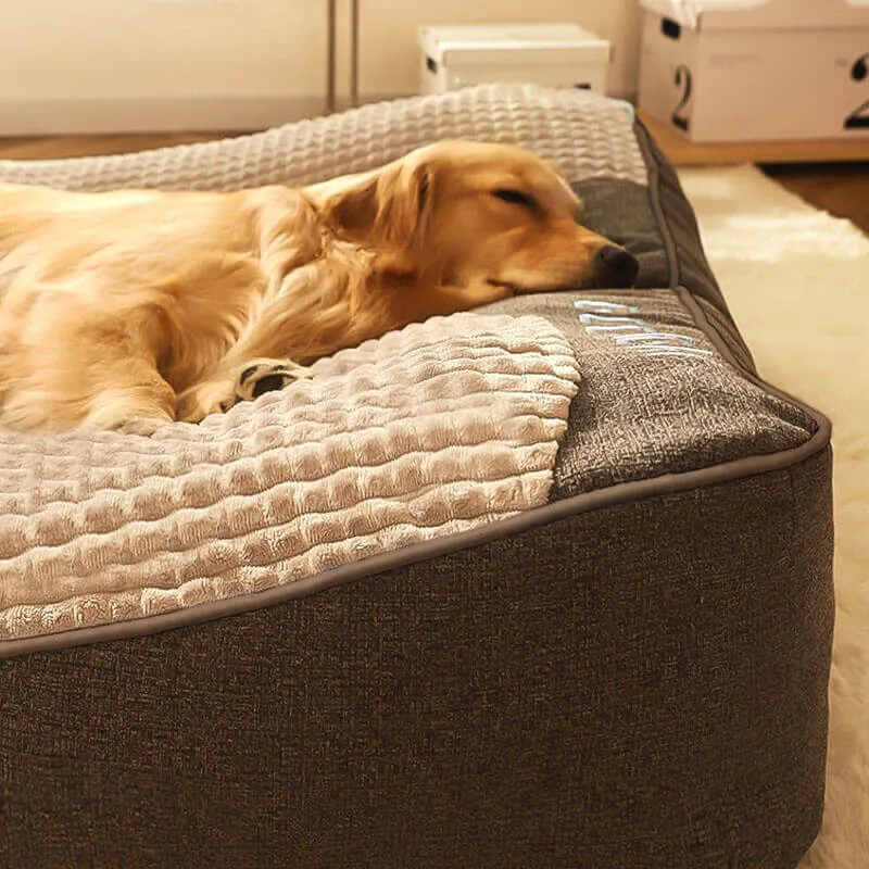 Luksuriøs hundeseng med optimal rygstøtte