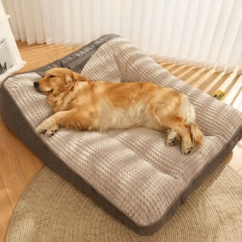 Luksuriøs hundeseng med optimal rygstøtte