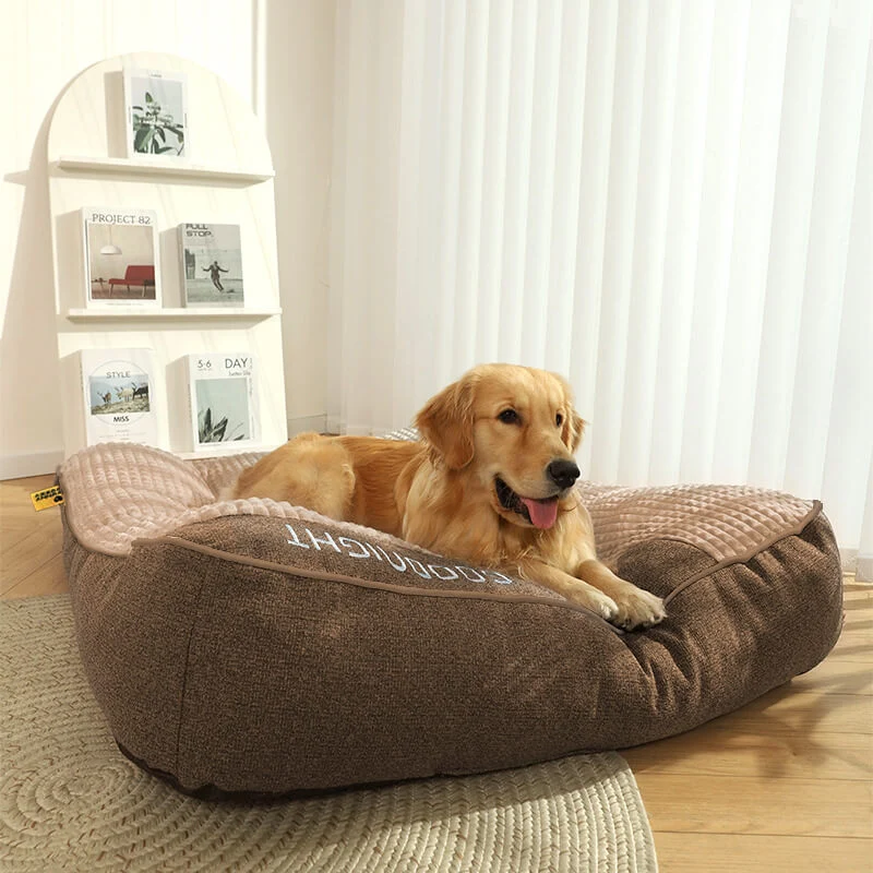 Luksuriøs hundeseng med optimal rygstøtte