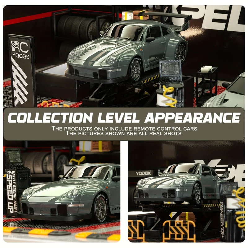 Fartfyldt 1:24 RC Driftbil med LED Lys – Genopladelig 4WD Racer
