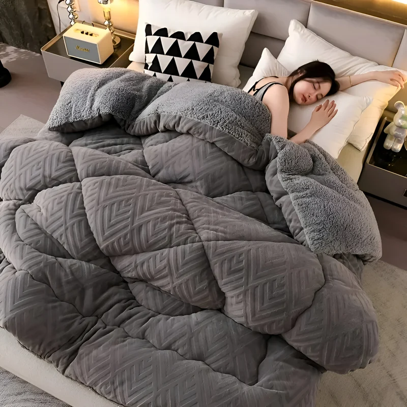 Luksuriøs Varmemåtte - Vaskbar og Vendbar Fleece til Alle Årstider