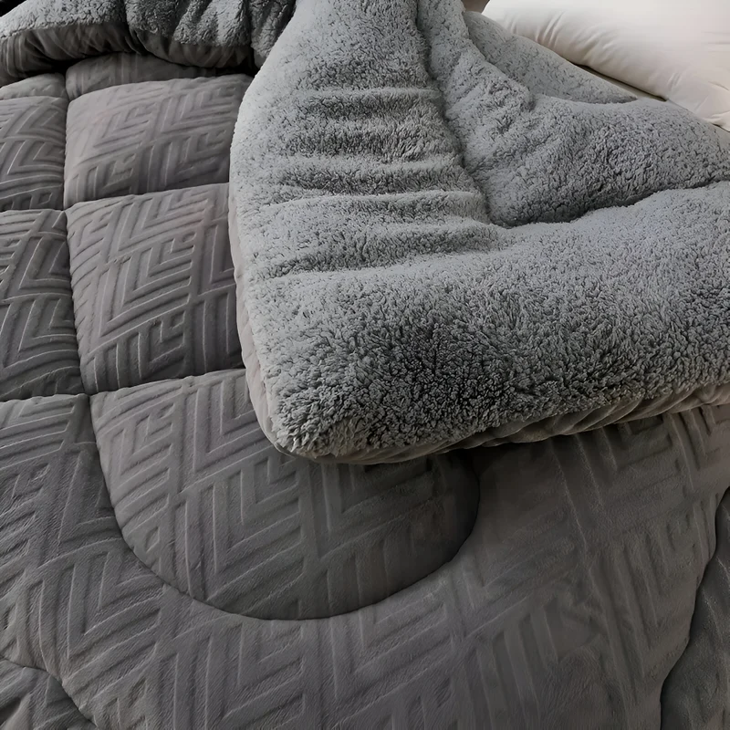 Luksuriøs Varmemåtte - Vaskbar og Vendbar Fleece til Alle Årstider
