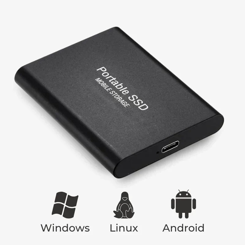 Hurtig Bærbar SSD - USB 3.1 Lagring (Op til 30 TB)