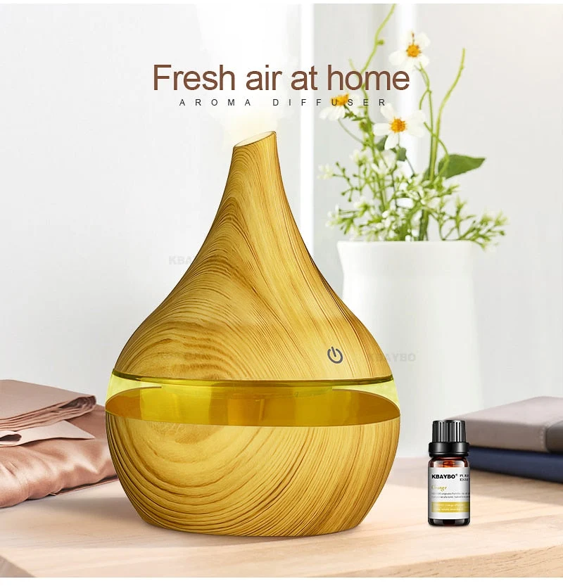 Aromaterapi og LED Lys – HyggeLys Luftfugter
