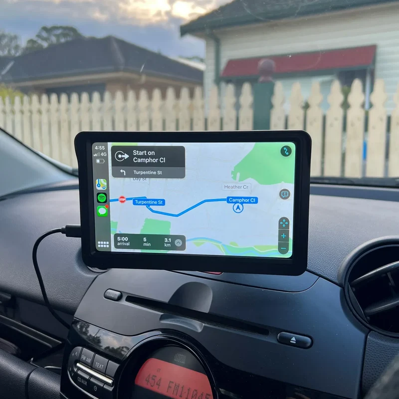 SmartConnect Bilskærm med Trådløs Smartphone Integration