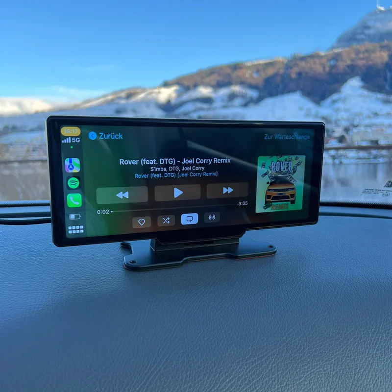 SmartConnect Bilskærm med Trådløs Smartphone Integration