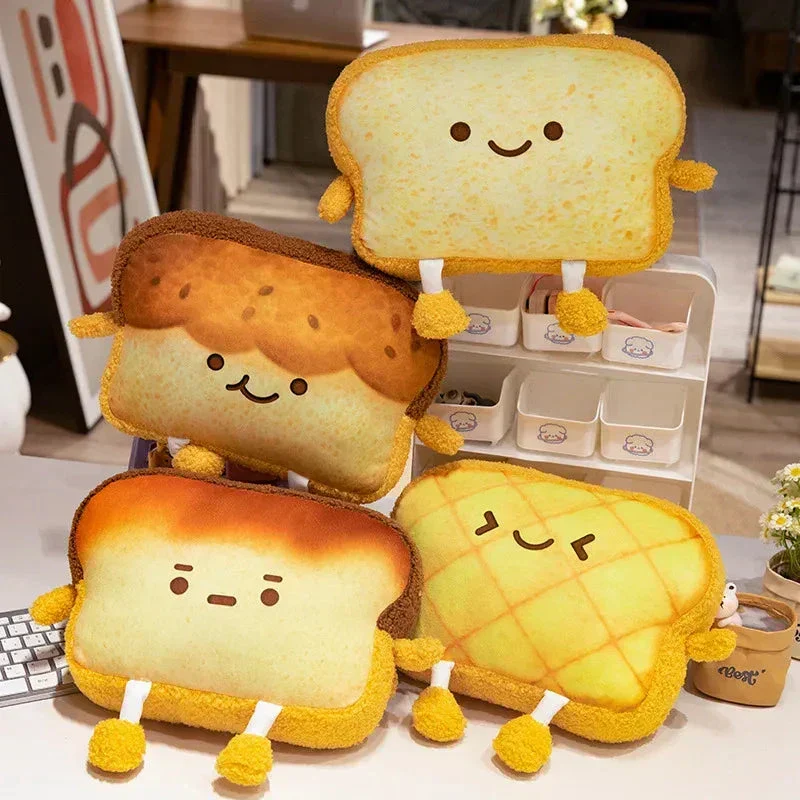 Emoji Toast Pude til Venner - Blød Plüsch Hovedstøtte