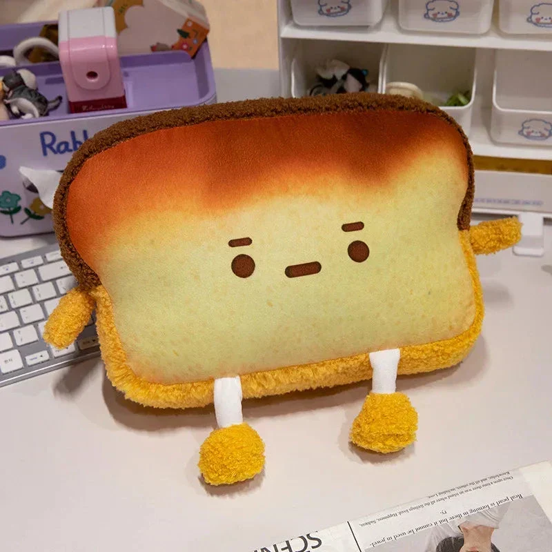 Emoji Toast Pude til Venner - Blød Plüsch Hovedstøtte