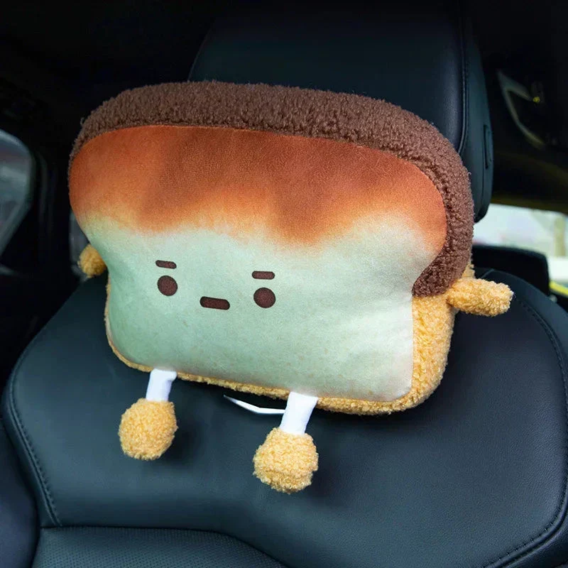 Emoji Toast Pude til Venner - Blød Plüsch Hovedstøtte