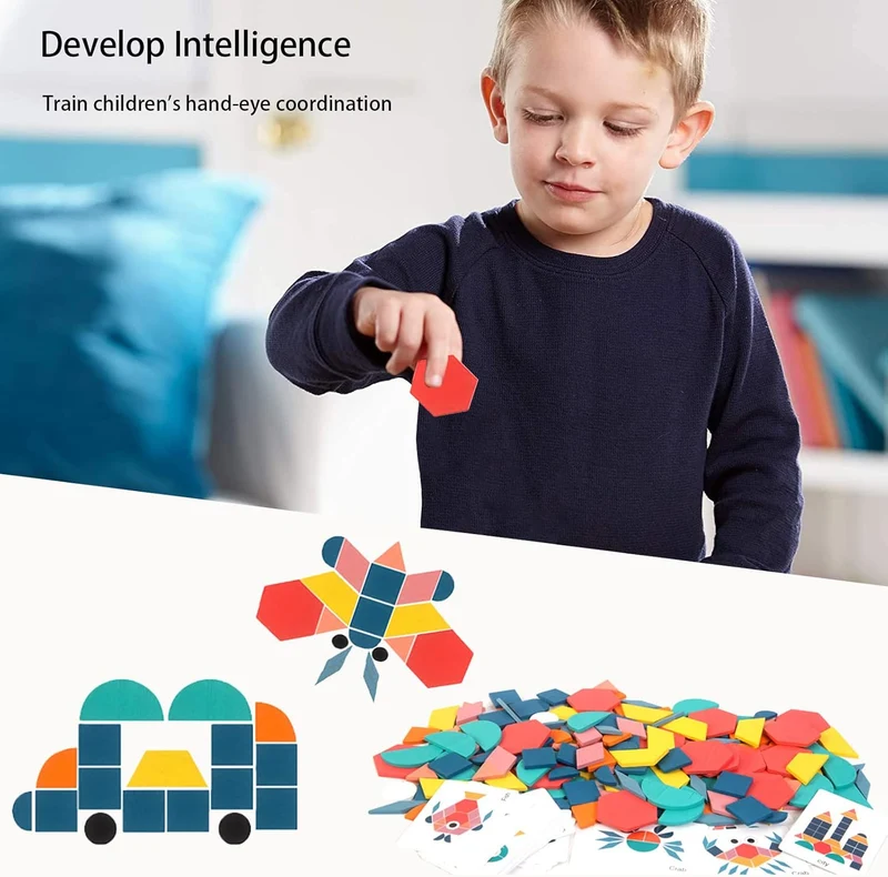 Geometrisk Formpuzzle - Udfold Din Kreativitet