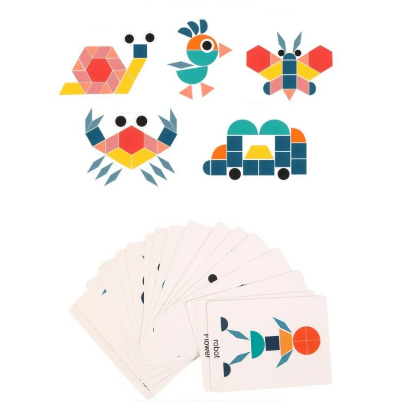 Geometrisk Formpuzzle - Udfold Din Kreativitet