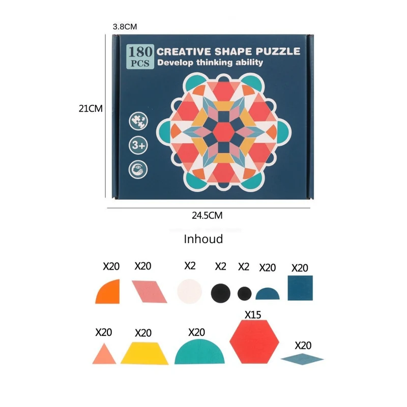 Geometrisk Formpuzzle - Udfold Din Kreativitet