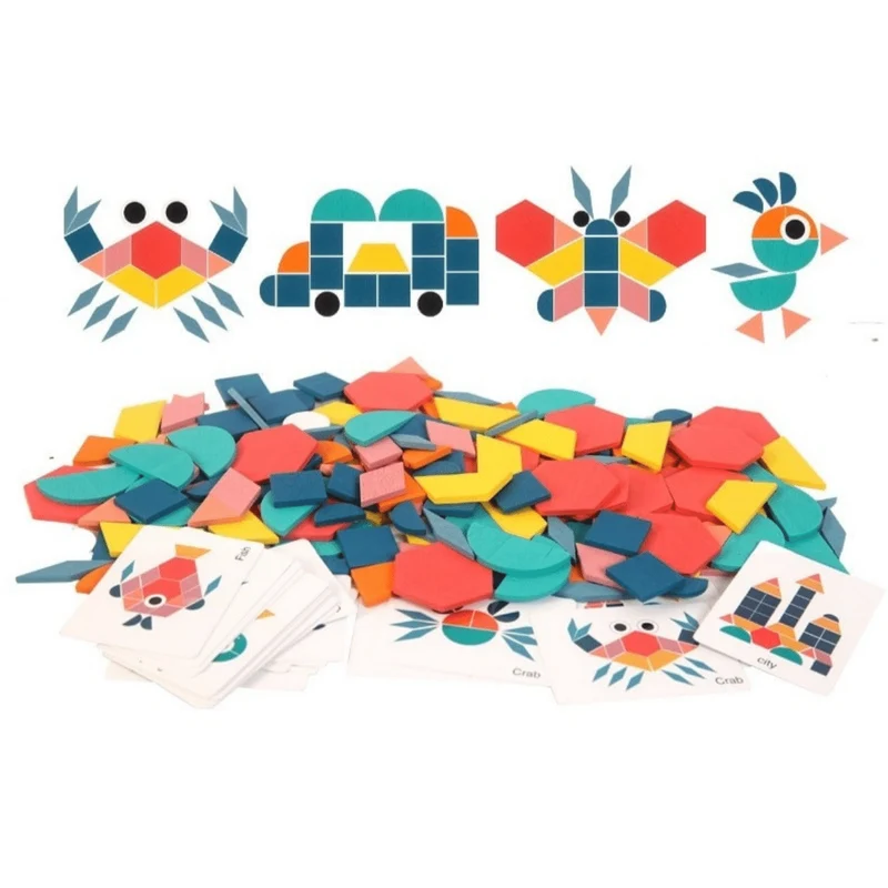 Geometrisk Formpuzzle - Udfold Din Kreativitet