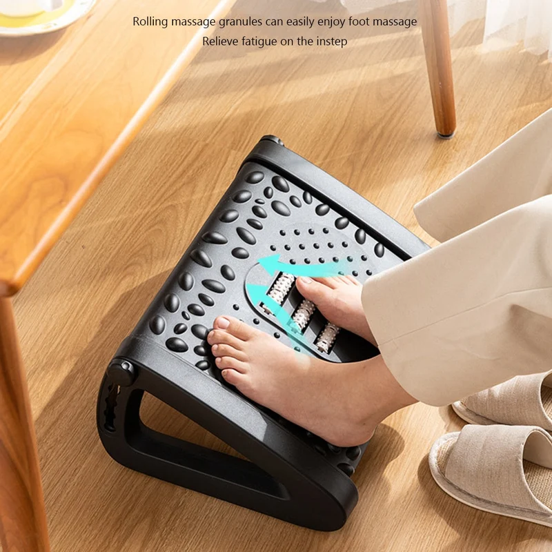 Ergonomisk fodstøtte og massager til hjemmekontoret