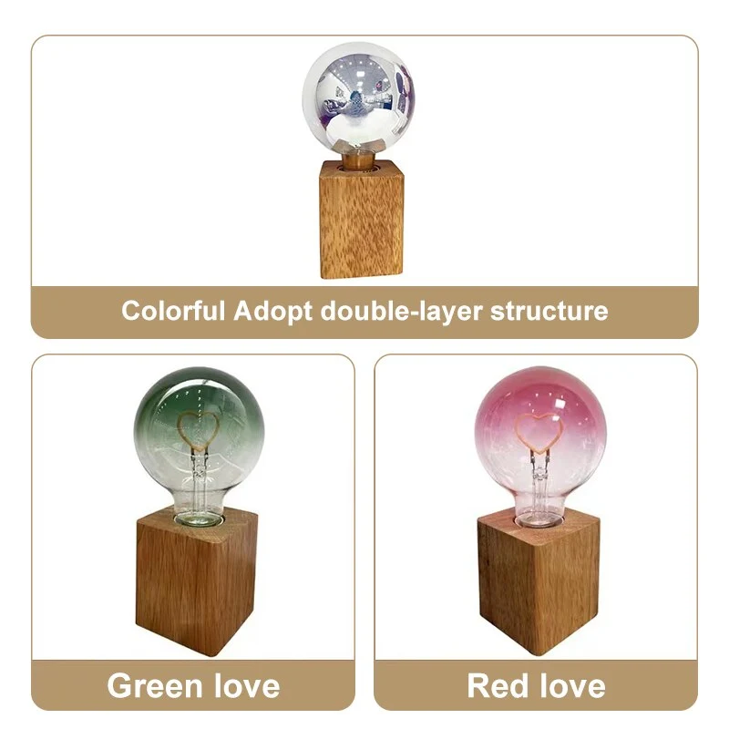 Atmosfære lampe med LED – Eternity Love Heart design