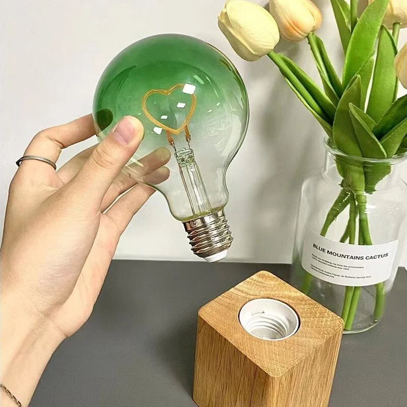 Atmosfære lampe med LED – Eternity Love Heart design