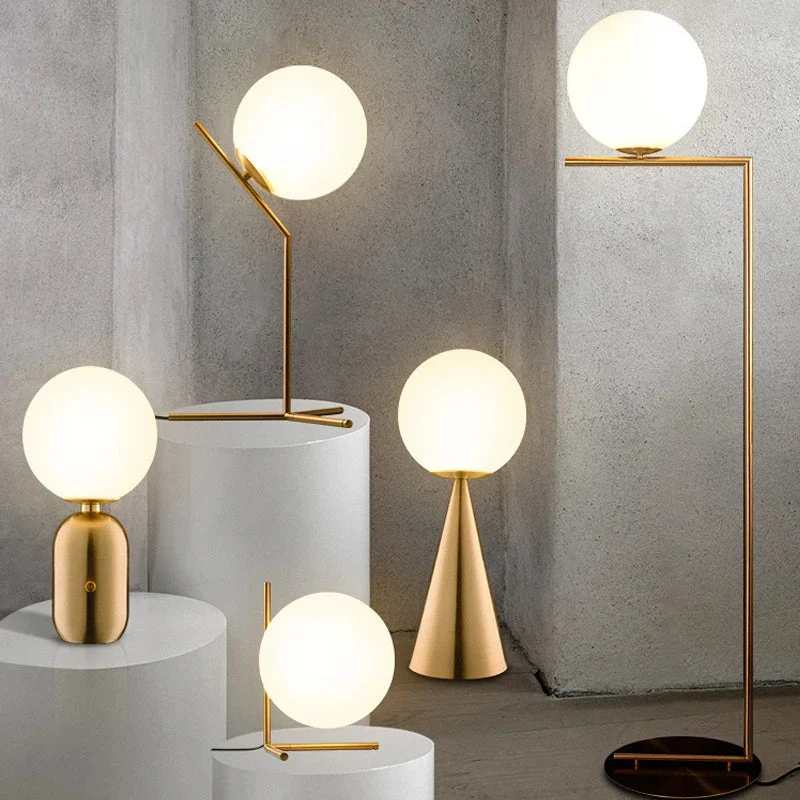 Elegant Glaslampe med diskret lysudstråling