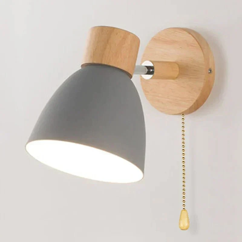 Elegant væglampe i træ - Moderne og varmt design