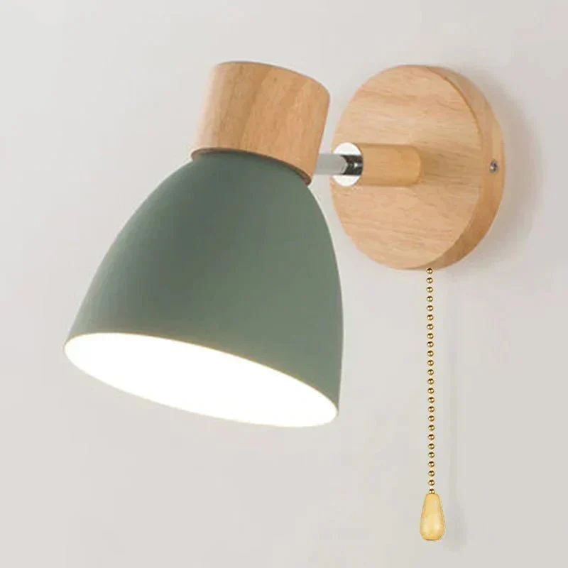 Elegant væglampe i træ - Moderne og varmt design