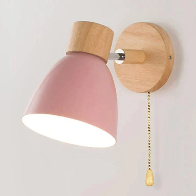 Elegant væglampe i træ - Moderne og varmt design