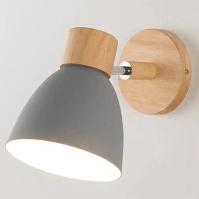 Elegant væglampe i træ - Moderne og varmt design