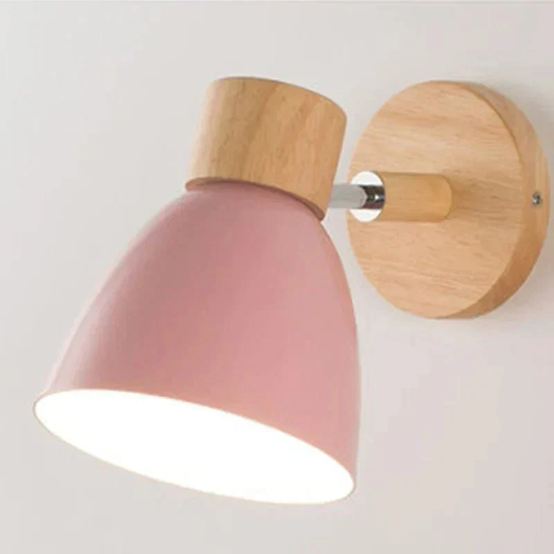 Elegant væglampe i træ - Moderne og varmt design
