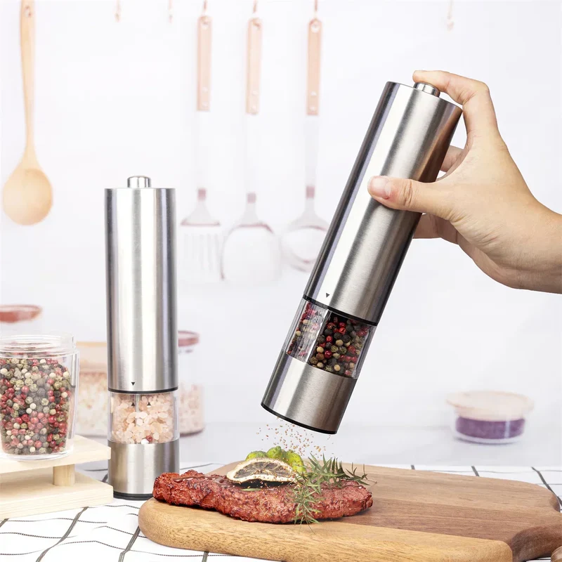 Elegant Grinder-Sæt med Belysning og Stilfuldt Design