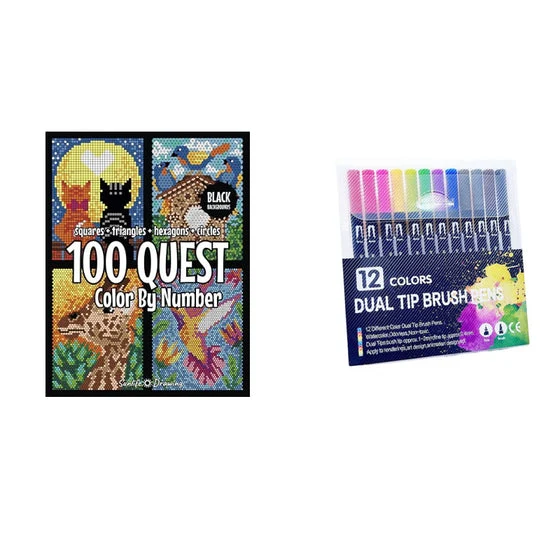 Farvebog til læring - Kreativ malebog med talforståelse