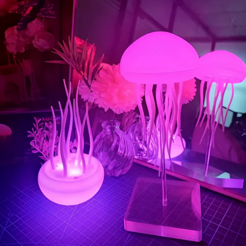 Farverig LED Bordlampe