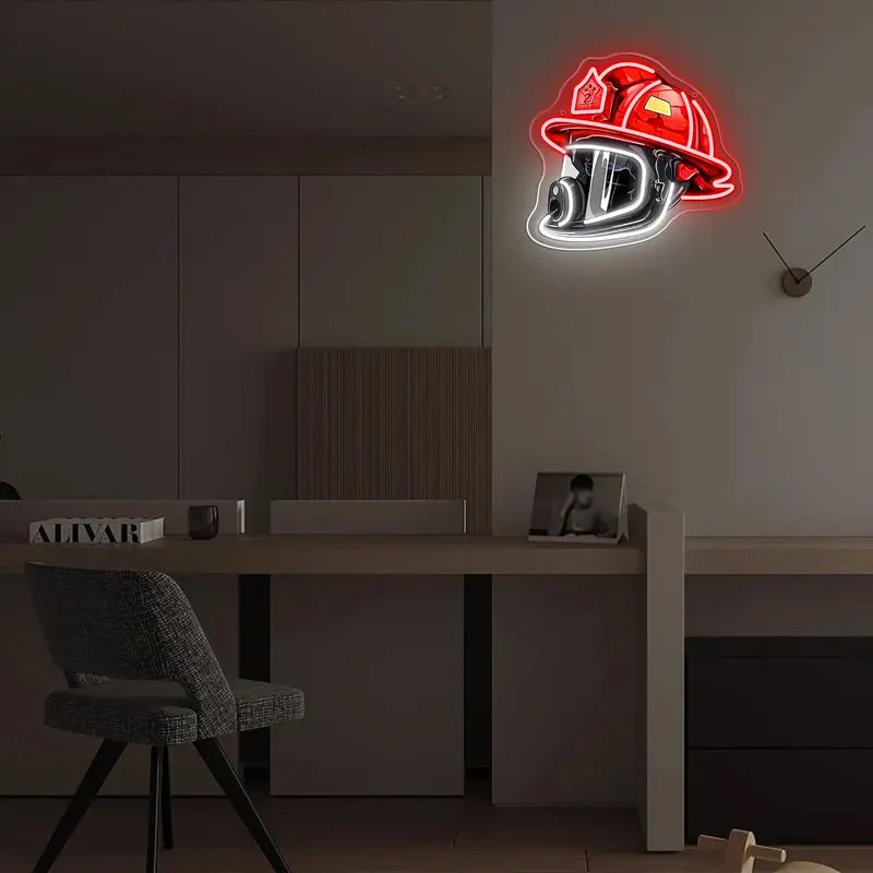 Neon Fyrværkerihjelm med Zentronix Design