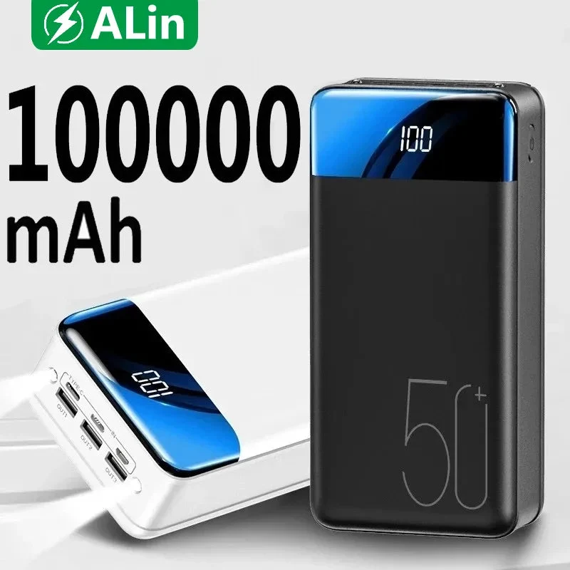 Energizer Pro Powerbank 50.000 mAh | Hurtigopladning | Til Laptop, Tablet og Smartphone | Kompakt Design