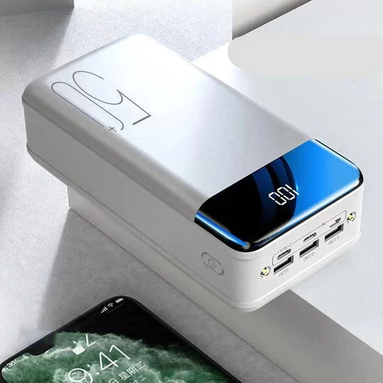Energizer Pro Powerbank 50.000 mAh | Hurtigopladning | Til Laptop, Tablet og Smartphone | Kompakt Design