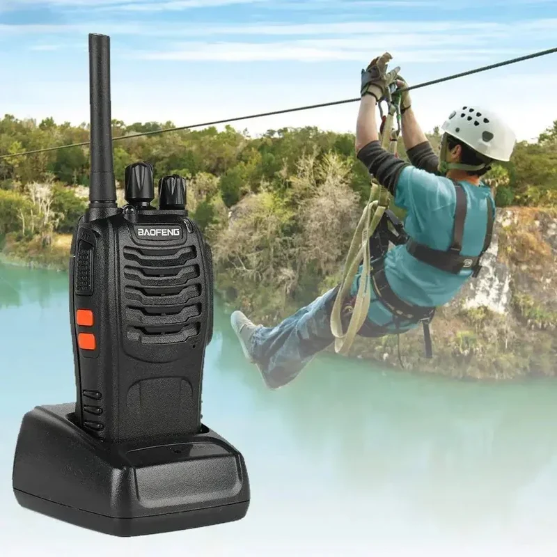 Genopladeligt Walkie Talkie med USB-forbindelse