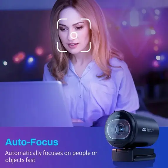 4K HD Webcam – Professionel Streaming Kvalitet